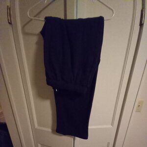 Woman Within Better Fleece Pants-  Navy - Size Large 18/20 18W 20W
